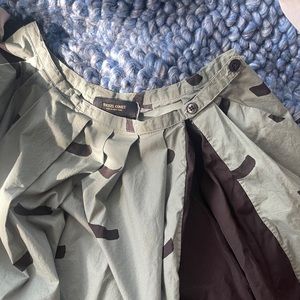 Rachel Comey sage green and black skirt